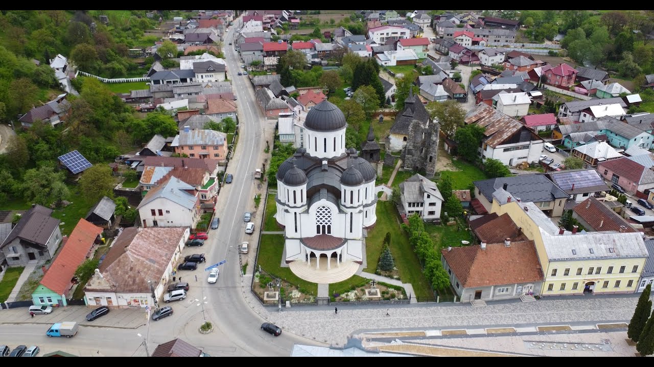 Comuna Rodna din județul Bistrița-Năsăud, România. 02.05.2024. Filmat cu drona.