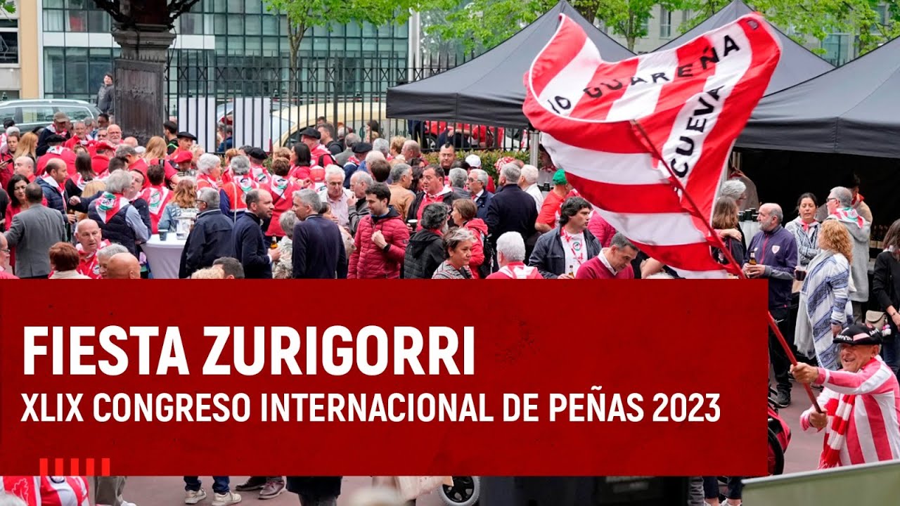 XLIX Congreso Internacional de Peñas 2023 I Fiesta zurigorri I Athletic Club