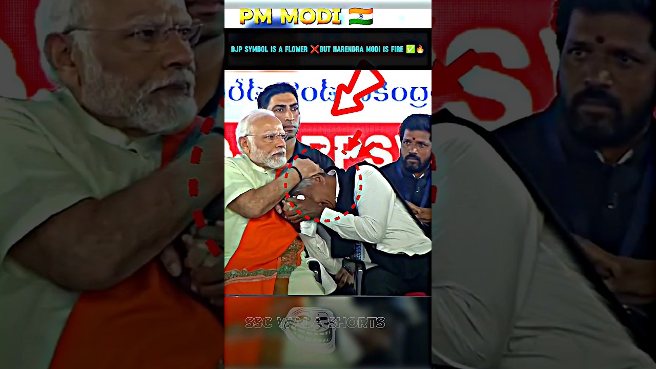 🔥-EMOTIONAL MOMENT! BJP WORKER CRIES BEFORE PM MODI 😭🇮🇳#trending #shorts #viral #video #modi