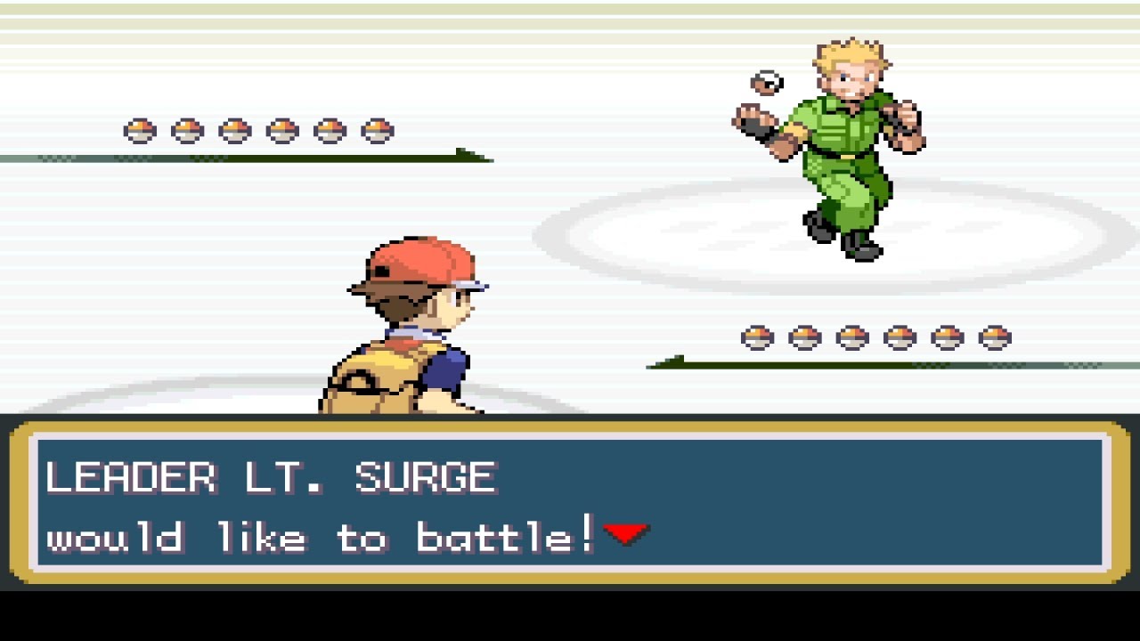 Pokemon Cinder Fall - Gym Leader LT Surge