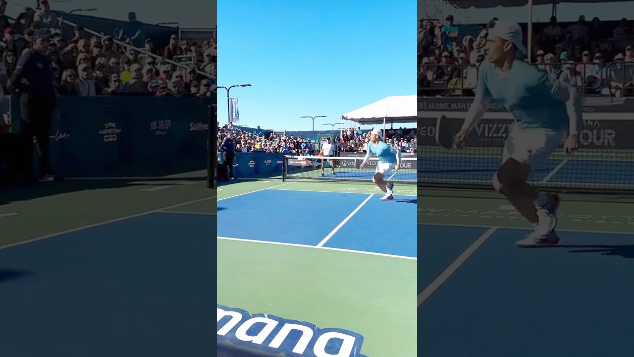 Most INSANE singles point in pickleball history! 💦