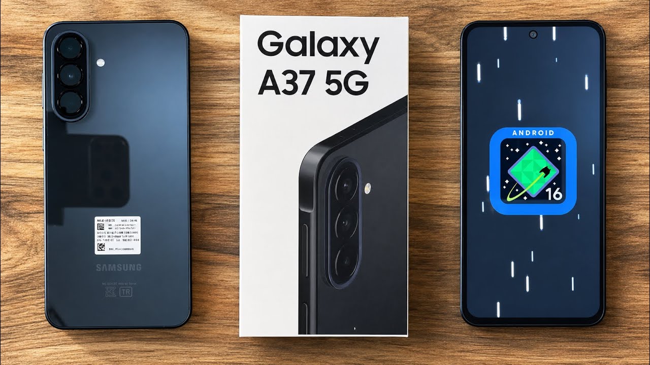 Samsung Galaxy A37 8/128GB Awesome Charcoal Unboxing 