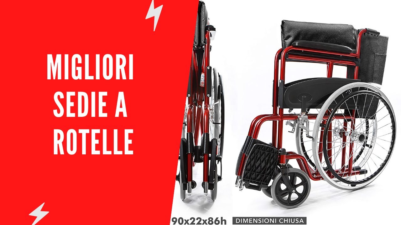 ✅ Migliori Sedie a Rotelle 2022 - (Top 5)