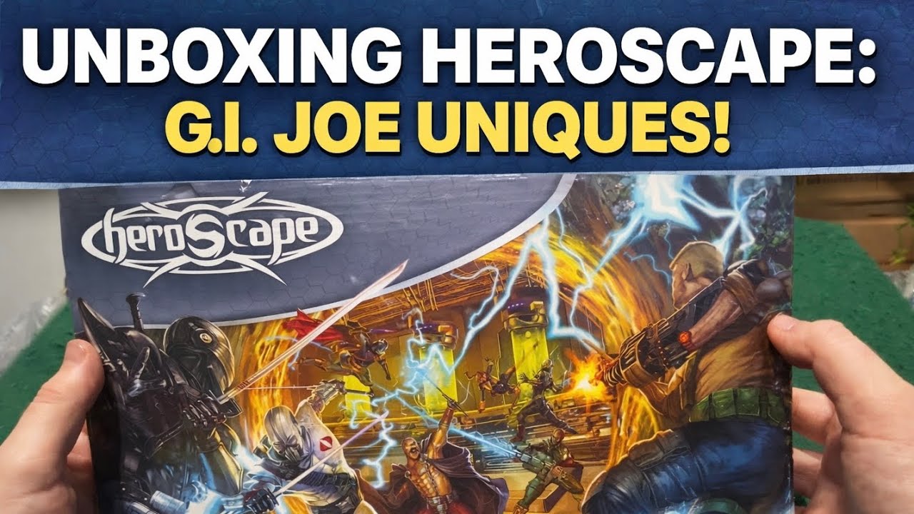 Распаковка Heroscape Age of Annihilation: G.I. JOE Uniques
