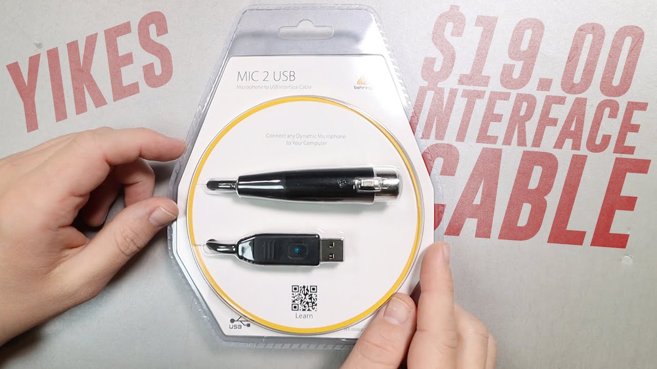 Behringer MIC 2 USB Interface Cable Review / Test / Demo (feat. SM7b, TF51)