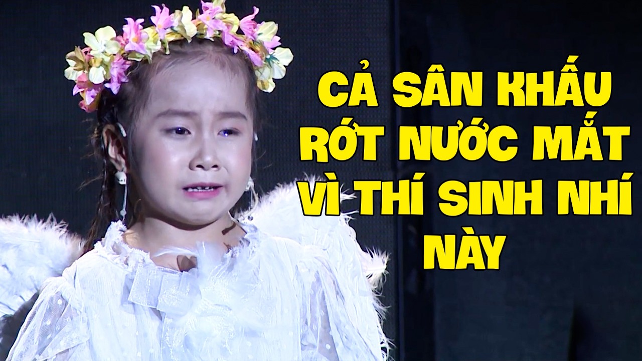 Cả sân khấu LẶNG NGƯỜI khi thí sinh nhí ÒA KHÓC không ngừng trên sân khấu | Yêu Ca Cổ THVL