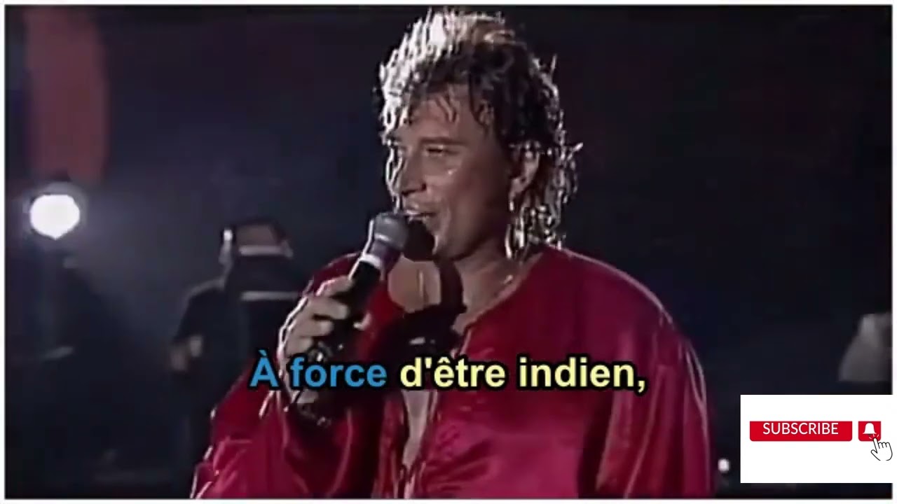 KARAOKÉ. Johnny Hallyday. J'ai oublié de vivre. Parc des Princes 1993