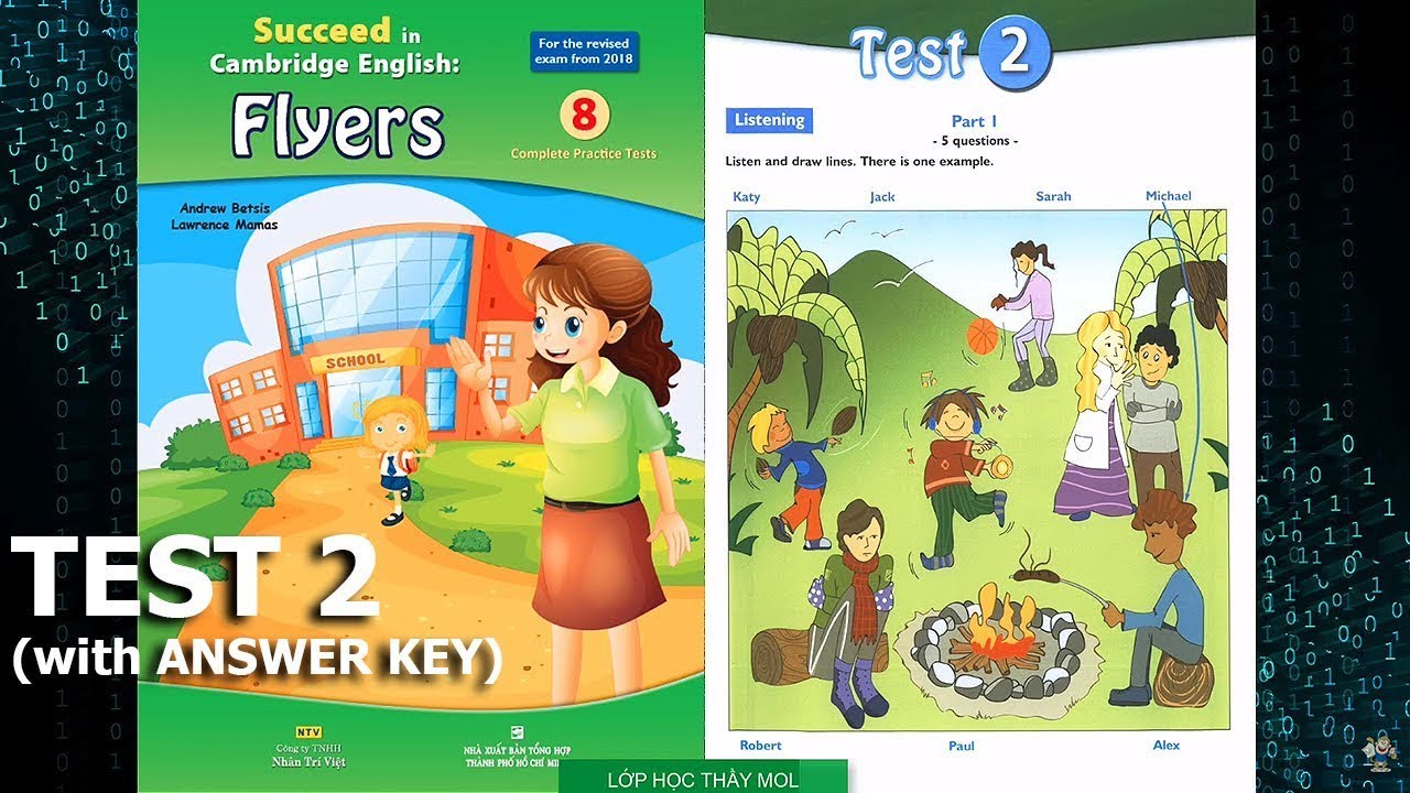 Листовки SUCCEED 8 Complete Practice Tests - Listening Test 2 | Lớp Học Thầy Mol