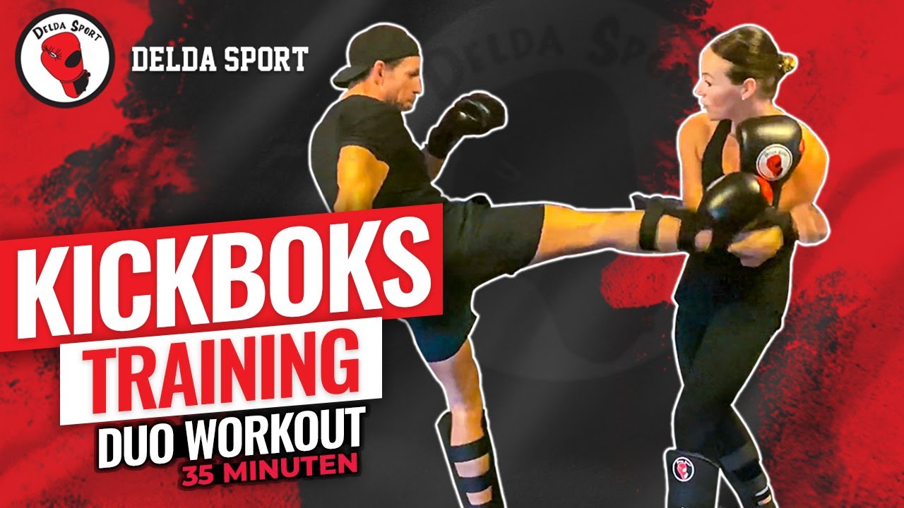 Kickboks training thuis Duo Workout 35 minuten