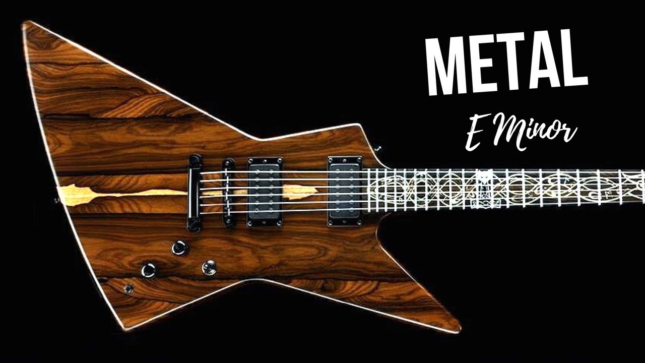 Wild Melodic Metal | Guitar Backing Track Jam in Em