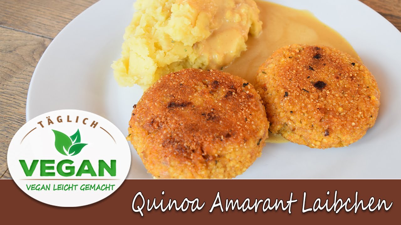 Quinoa Amarant Laibchen I Bratlinge | Frikadellen |Buletten | Vegan
