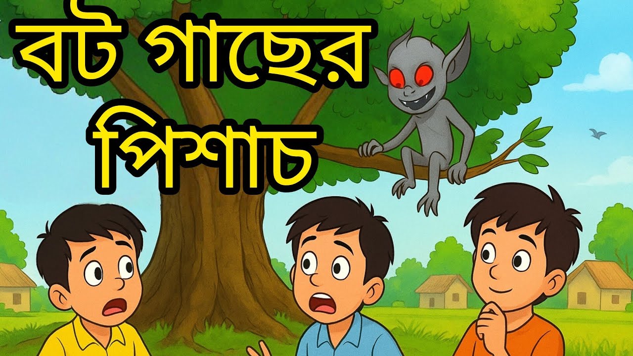 বট গাছের পিশাচ | Bengali Horror Cartoon | DEEP ANIMATION YT