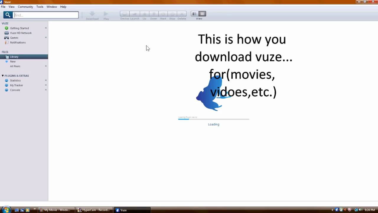 How to download movies for free : Vuze