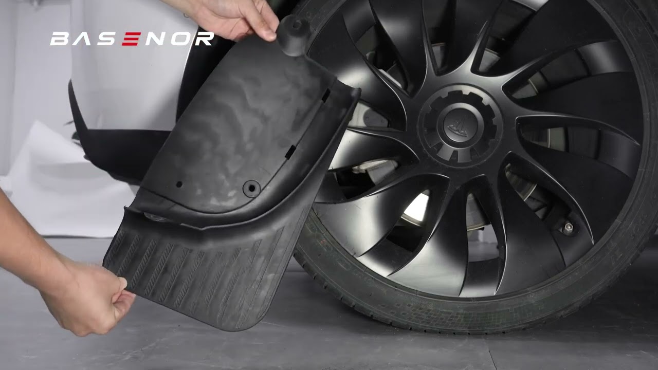 Installation Guide for Tesla Model Y Mud Flaps