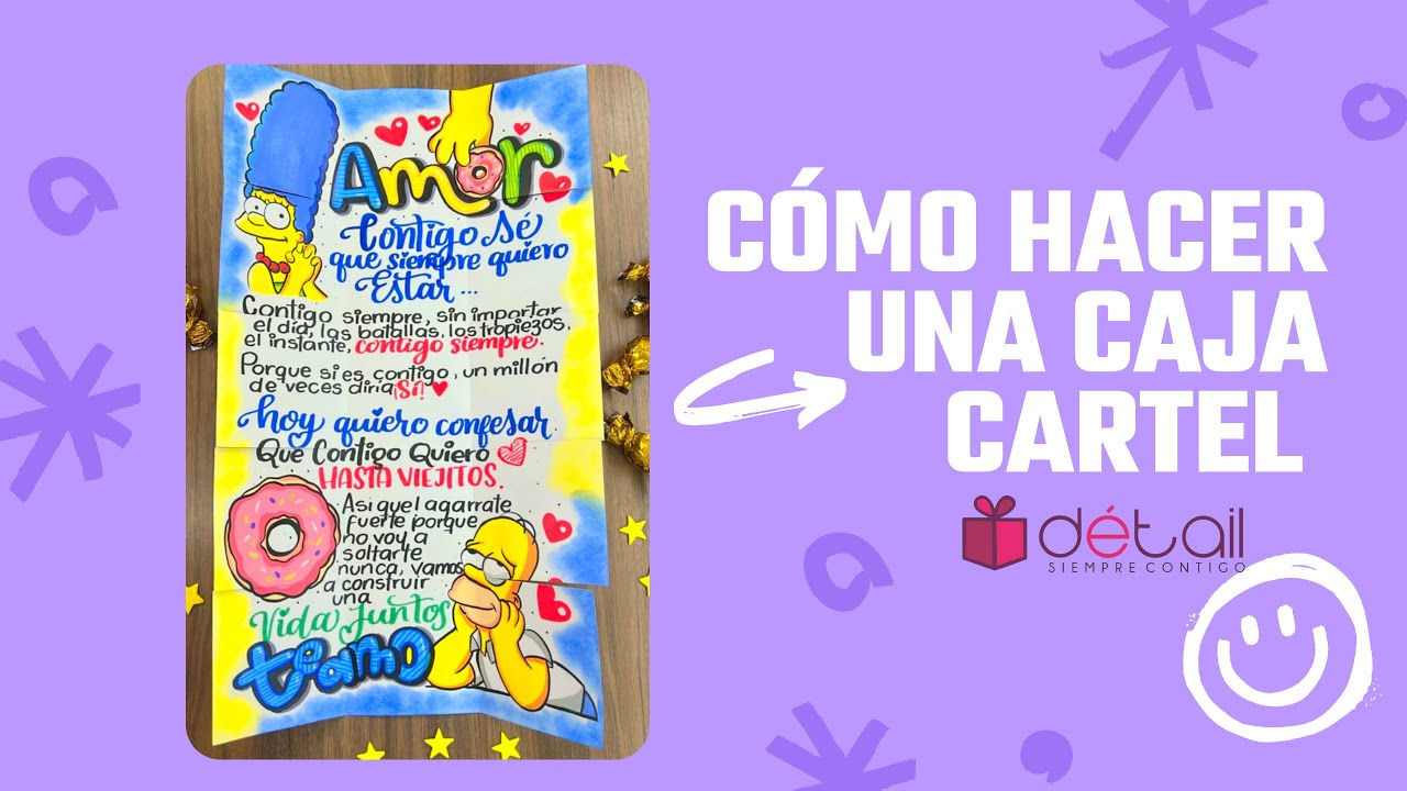 CÓMO HACER UNA CAJA CARTEL
