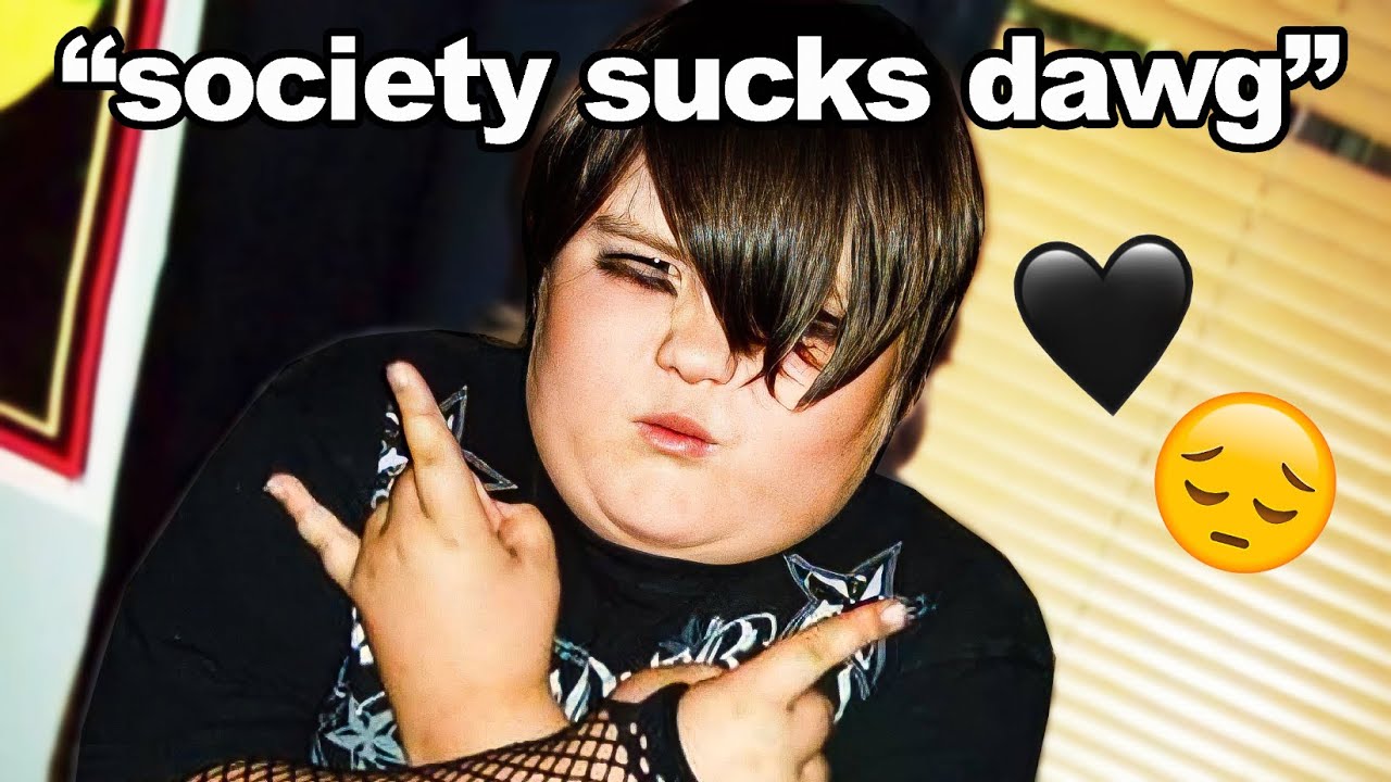 the cringiest Emo Kid ever...