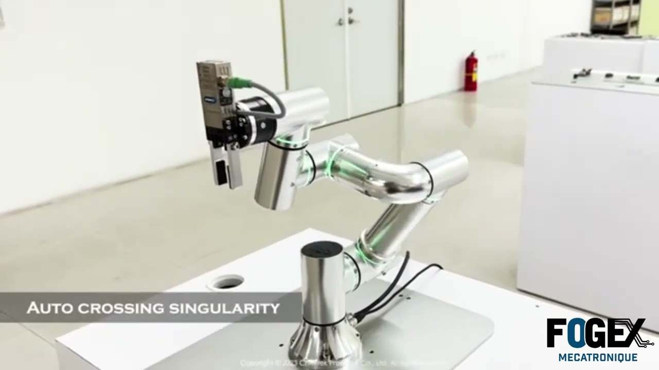 Bras Robotique collaboratif CPC S0 traversant la singularité