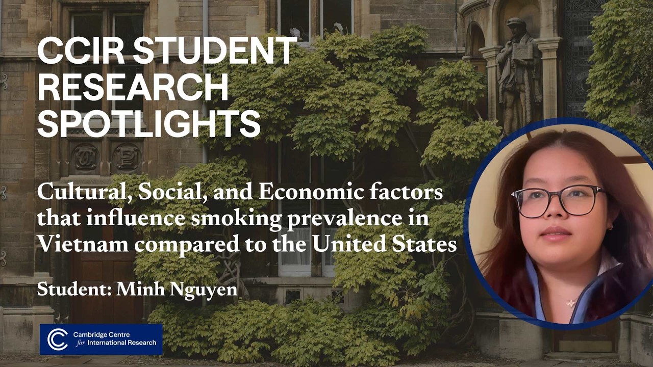 CCIR Student Spotlights: Minh on Factors Influencing Smoking in Vietnam and the U.S.