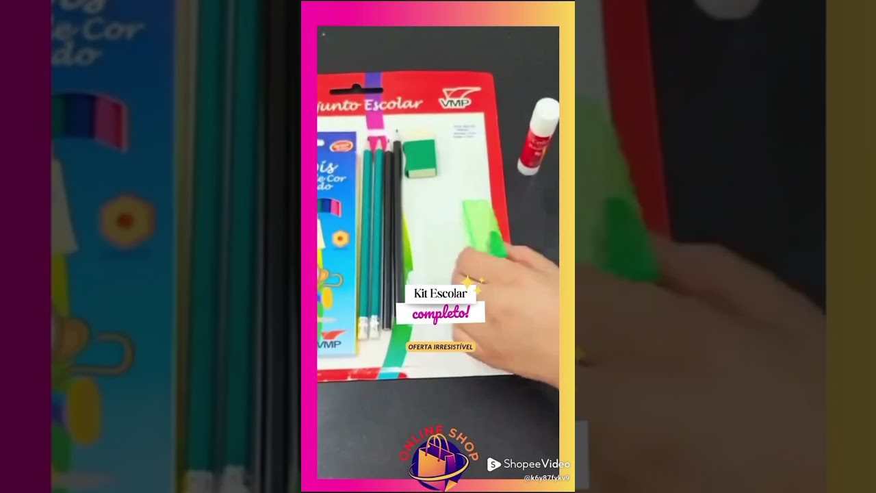 Kit escolar completo