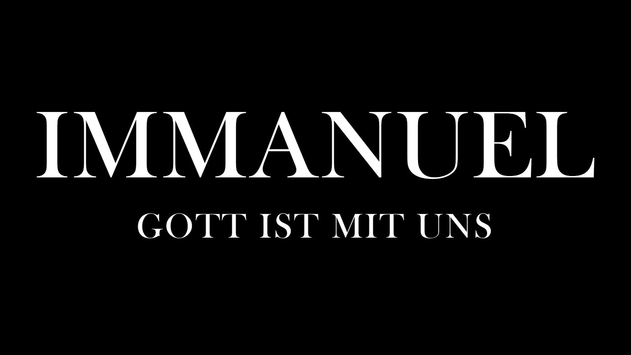 Immanuel - Gott ist mit uns - Poetryslam
