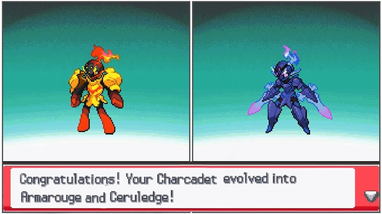 How to get Armarouge and Ceruledge in Pokemon HeartGold Generations 2.0