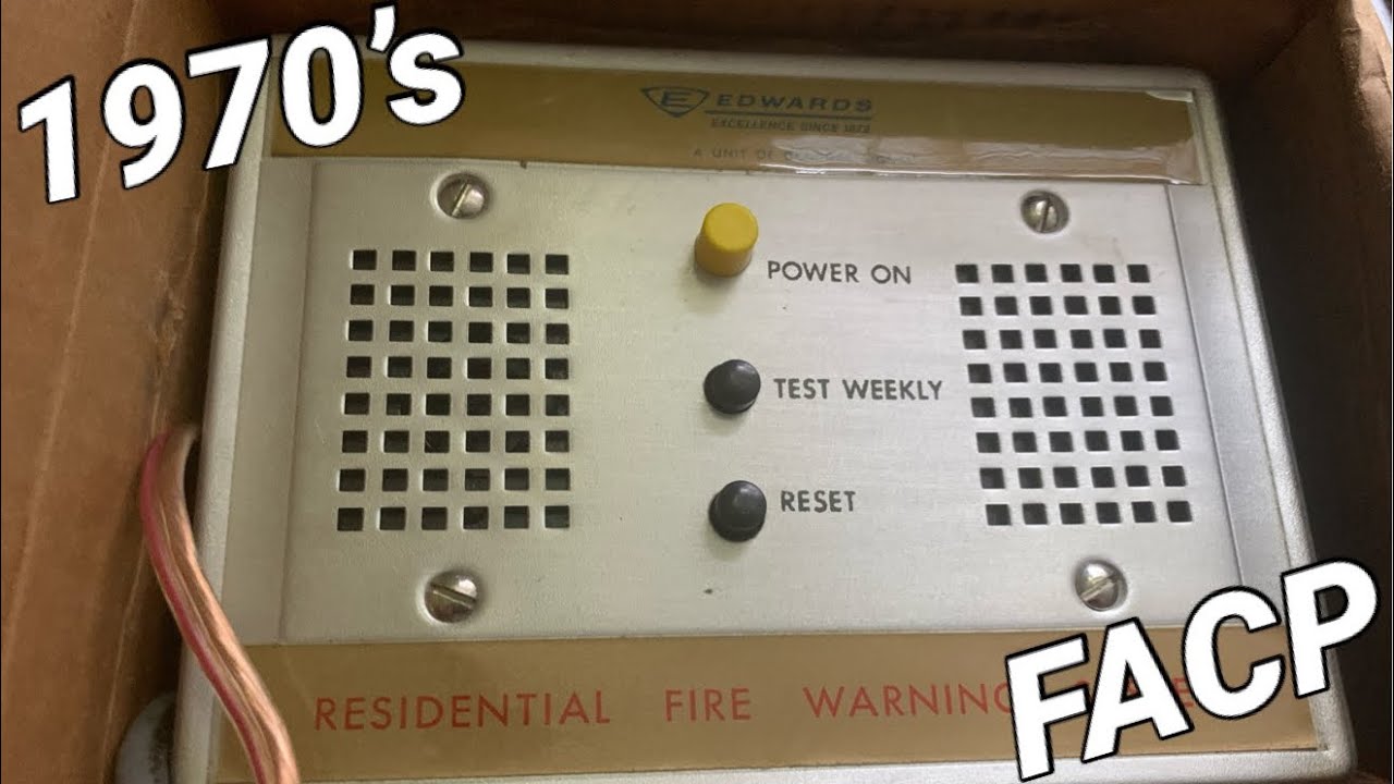 Vintage Edwards 'Home Fire Alarm System' from the 1970s!