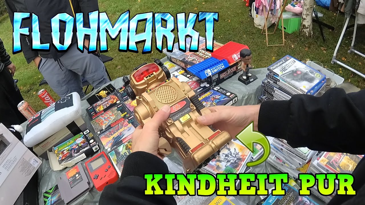 Retro Flohmarkt Action #90 Parktrödel - Kindheitserinnerungen, Games & wilder Game Of Thrones Fund