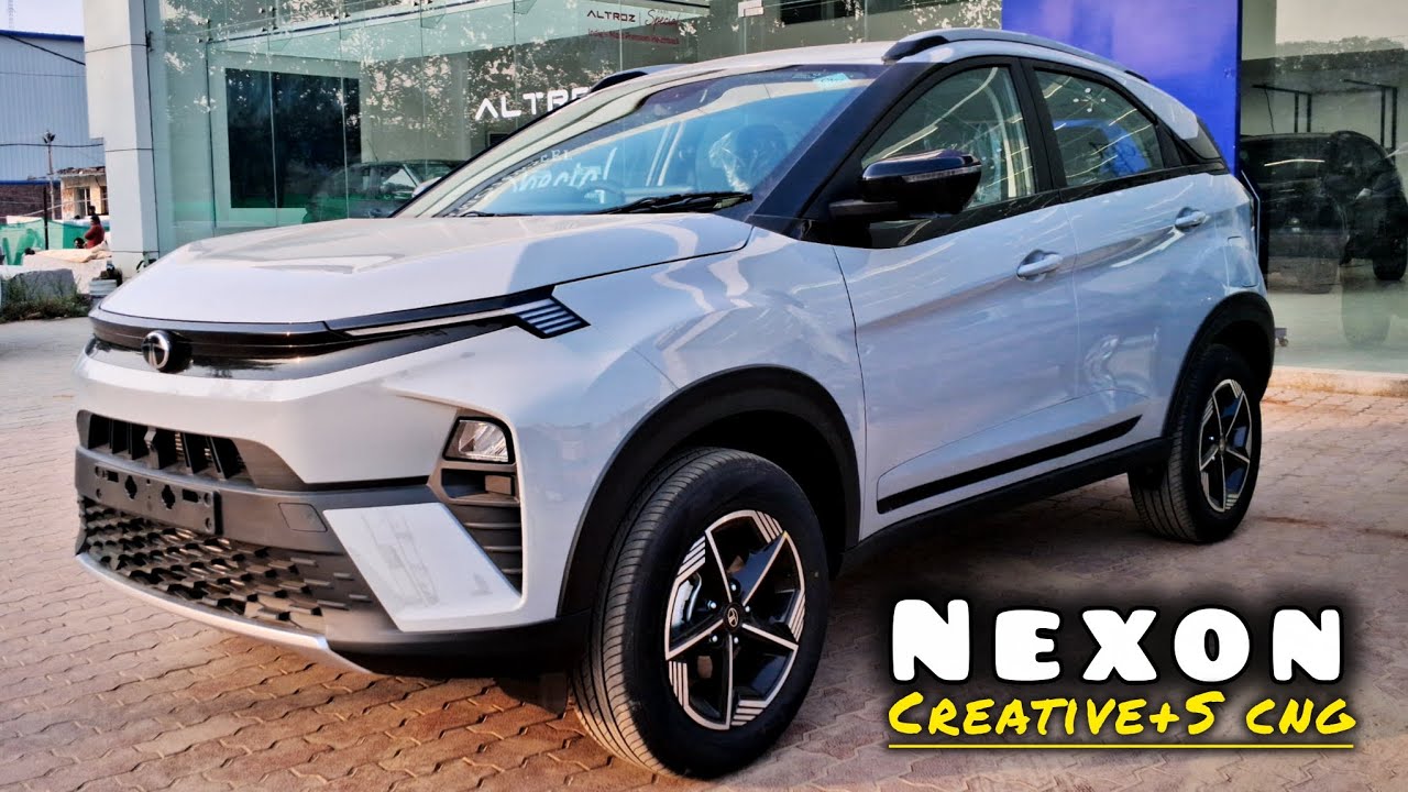 NEXON CREATIVE PLUS S CNG PURE GREY COLOUR - no. 1 selling car in India 🔥