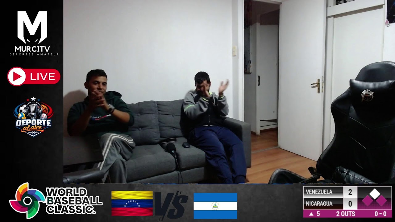 Reaccionando a Venezuela Vs Nicaragua. Clasico Mundial de beisbol