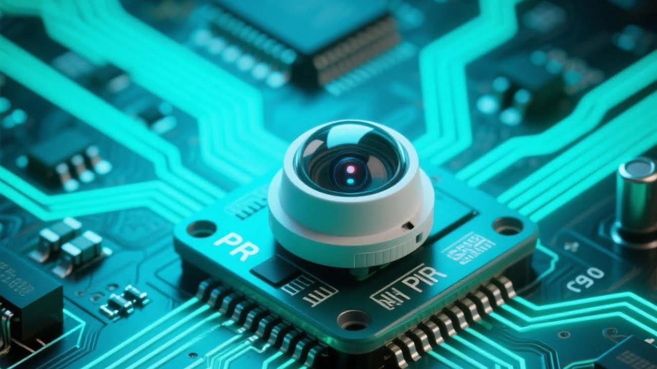 Foco autom&aacute;tico con el Sensor PIR 