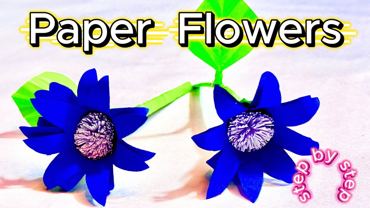 Simple DIY Paper Flower 🌸 | Step by Step
