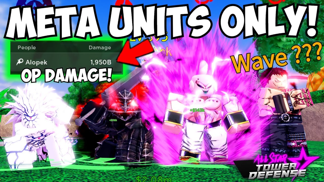 New BEST META UNITS Vs Infinite Mode = INSANELY HIGH DMG & Wave! | ASTD Challenge