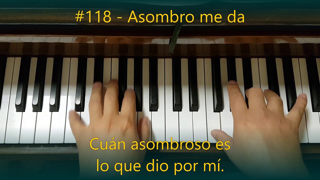 118 Asombro me da (Instrumental - Piano - Karaoke)