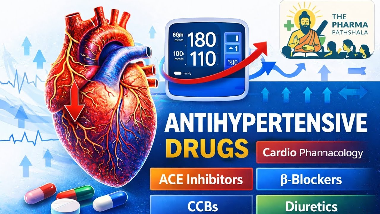 Anti-hypertensive Drugs | Hypertension | Pharmacology Series |Medical 