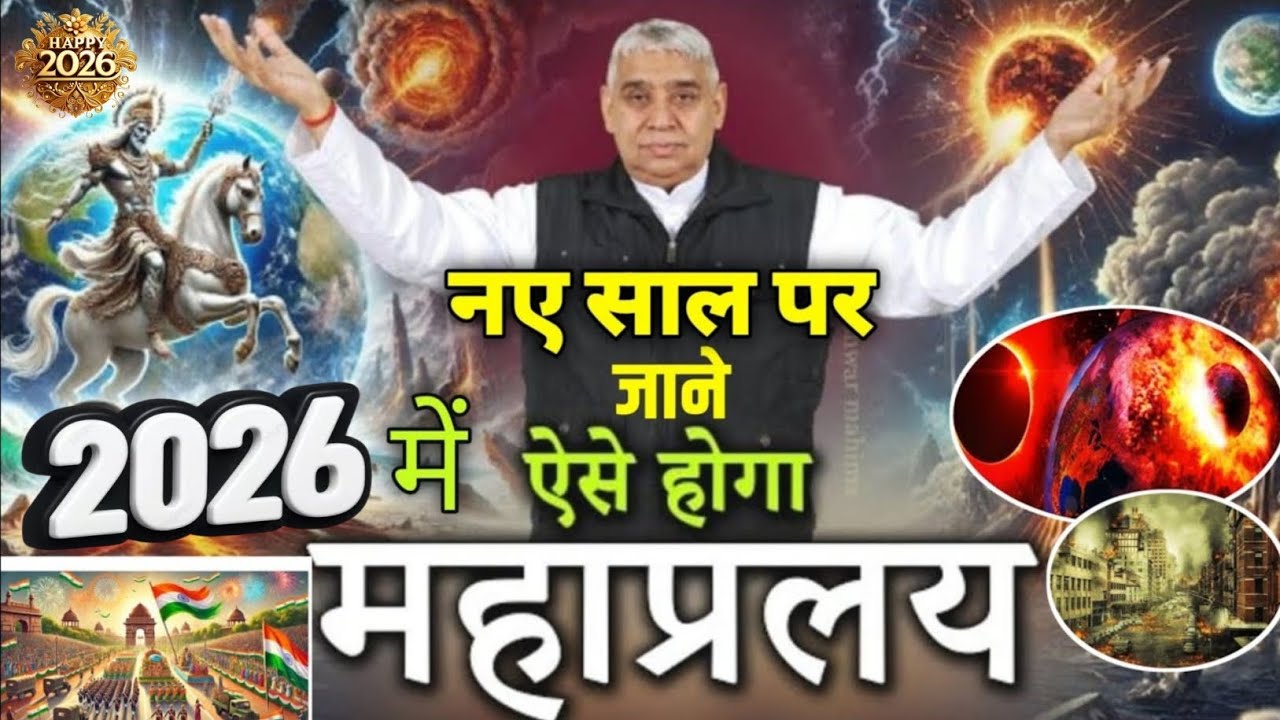 नए साल पर जाने 2025 में कैसे होगा महाप्रलय?🤔🔥| Sant Rampal Ji Maharaj #santrampaljimaharaj #india 
