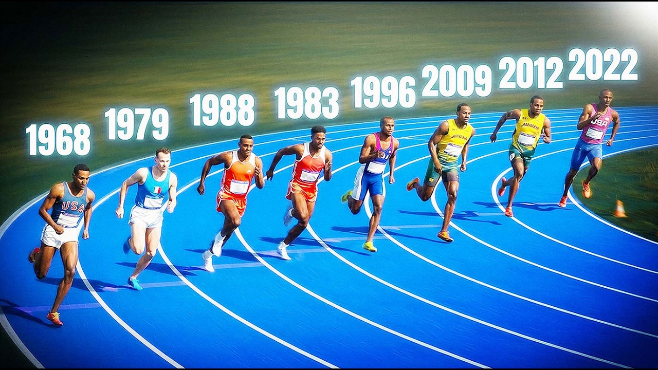 Fastest Men by Decade | 200m Speed Evolution (1960s–Today)