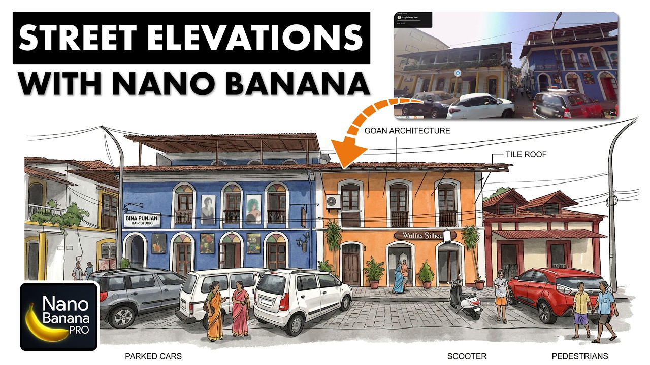 Улучшение внешнего вида улицы с помощью Nano Banana Pro | Пошаговая инструкция с подсказками 🔥