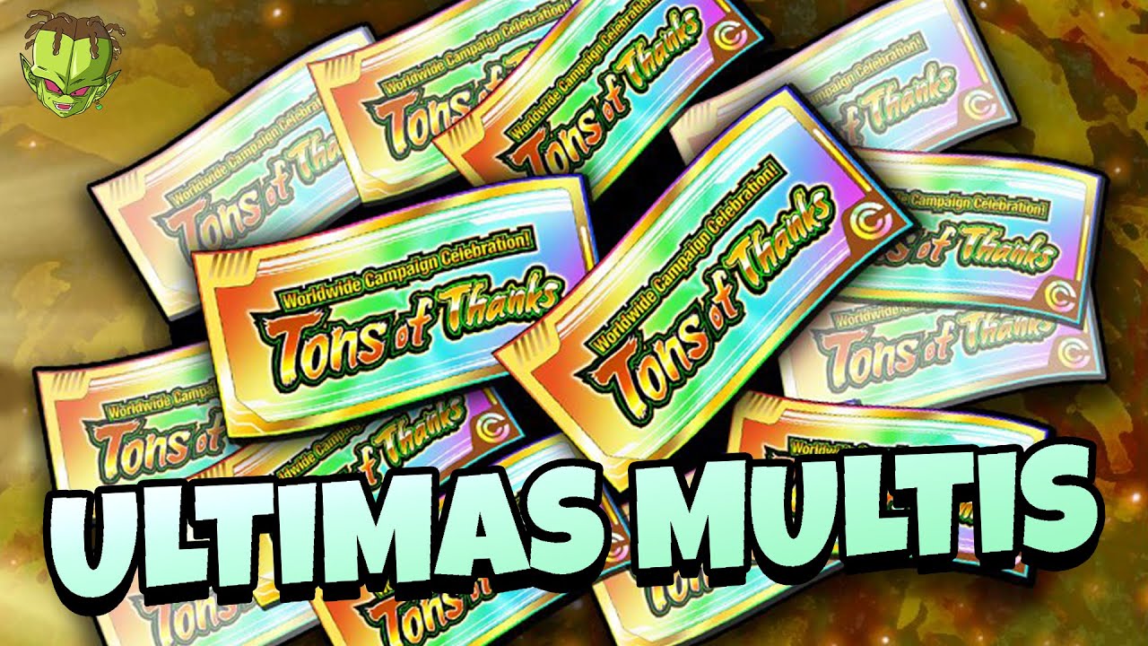 👀 ULTIMAS MULTIS LEGENDARIAS! 14 TICKETS RAINBOW de REGALO | Dokkan Battle