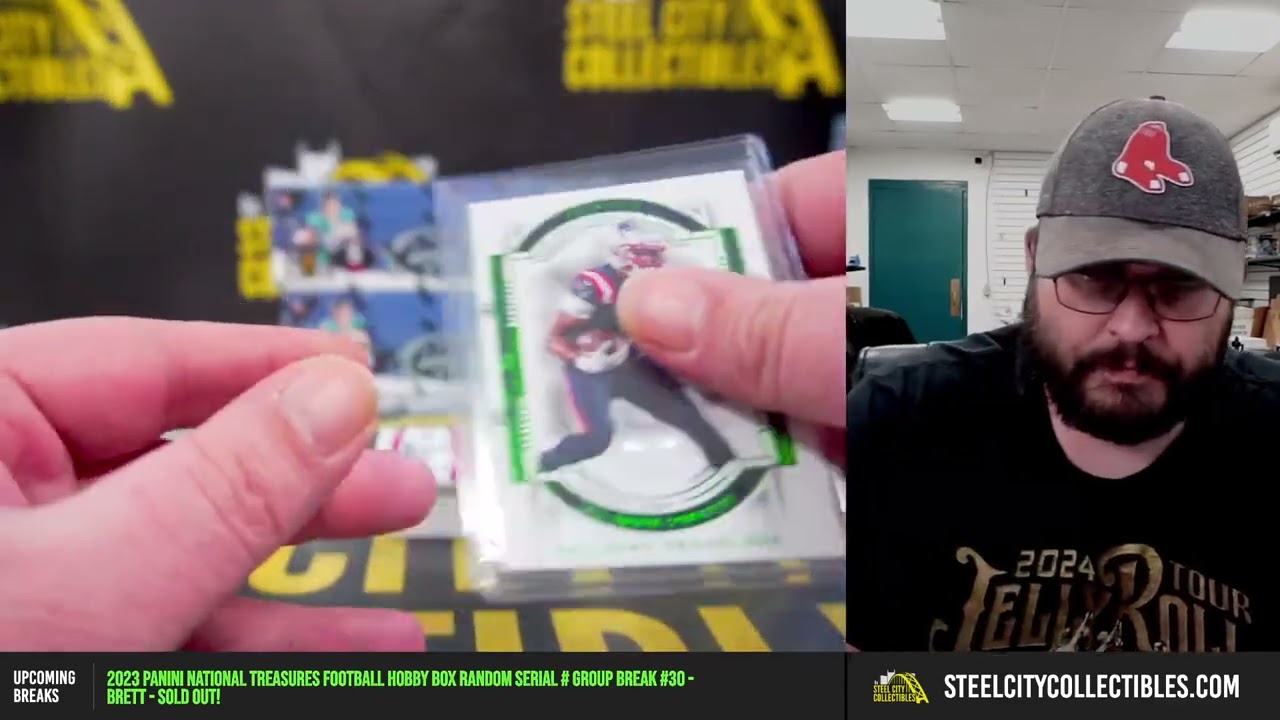 2023 Panini National Treasures Football Hobby Box Random Serial # Group Break #30 - Brett