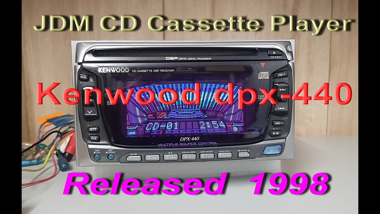 CD  Cassette Receiver 1998 Model   KENWOOD DPX-440