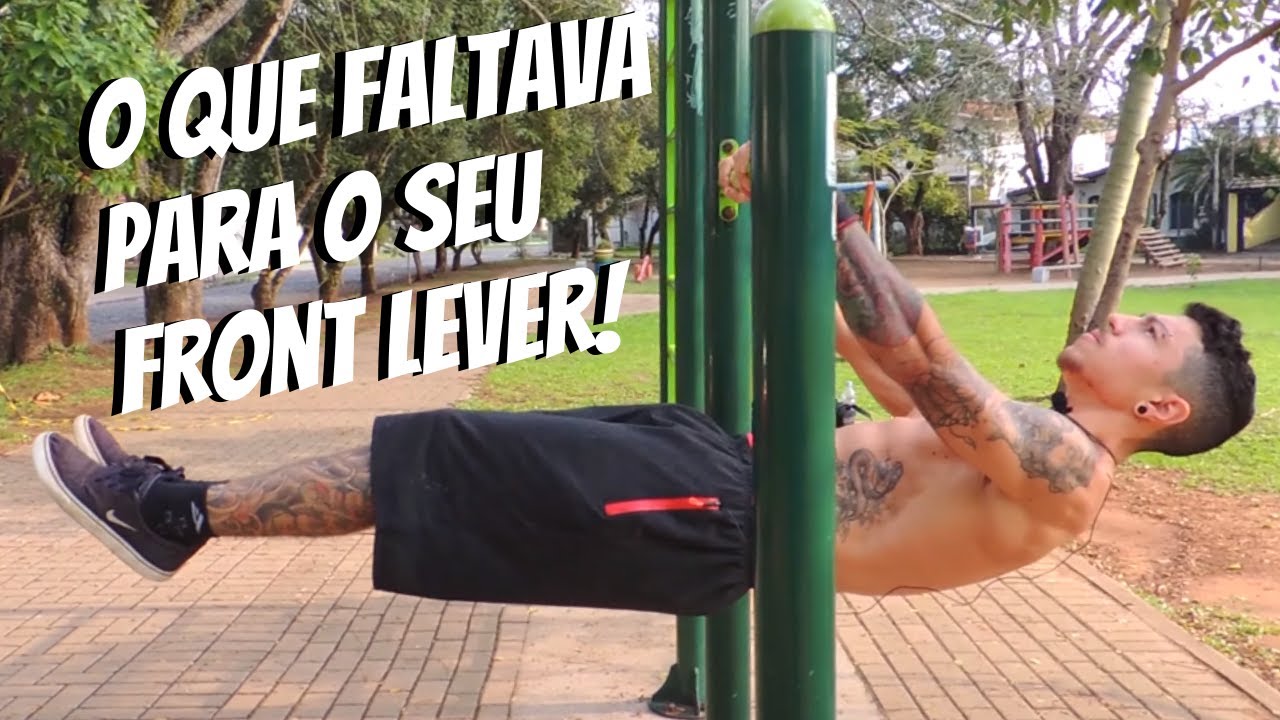 FORTALECIMENTO PARA FRONT LEVER l Iniciante ao Intermediário l Calistenia
