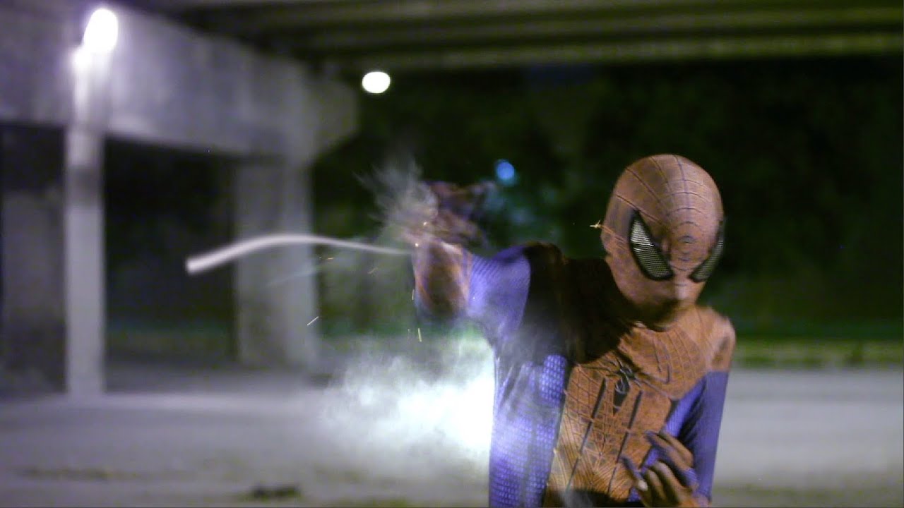 The Amazing Spider-Man - Car thief scene remake