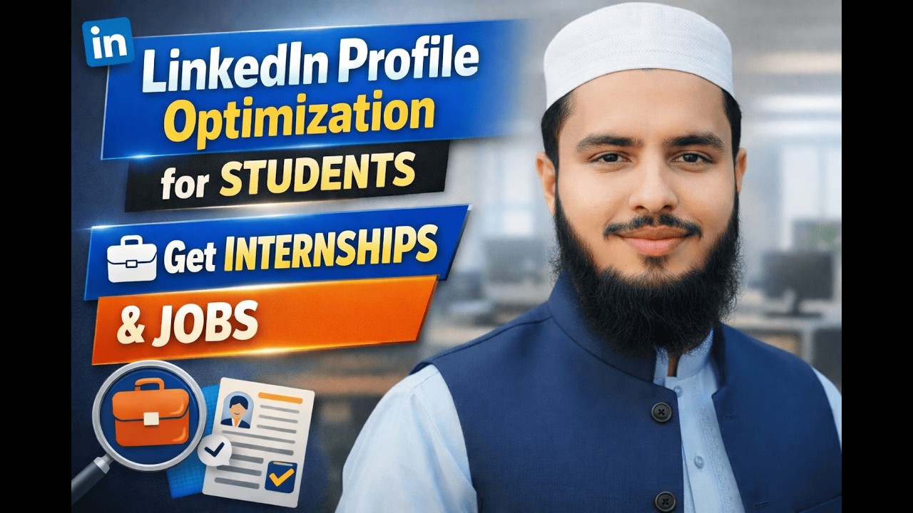 How Students Can Optimize LinkedIn & Apply for Internships | Step-by-Step Guide