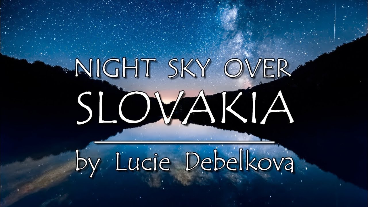 Slovakia's Night Sky with Milky Way - Timelapse Video - 4K