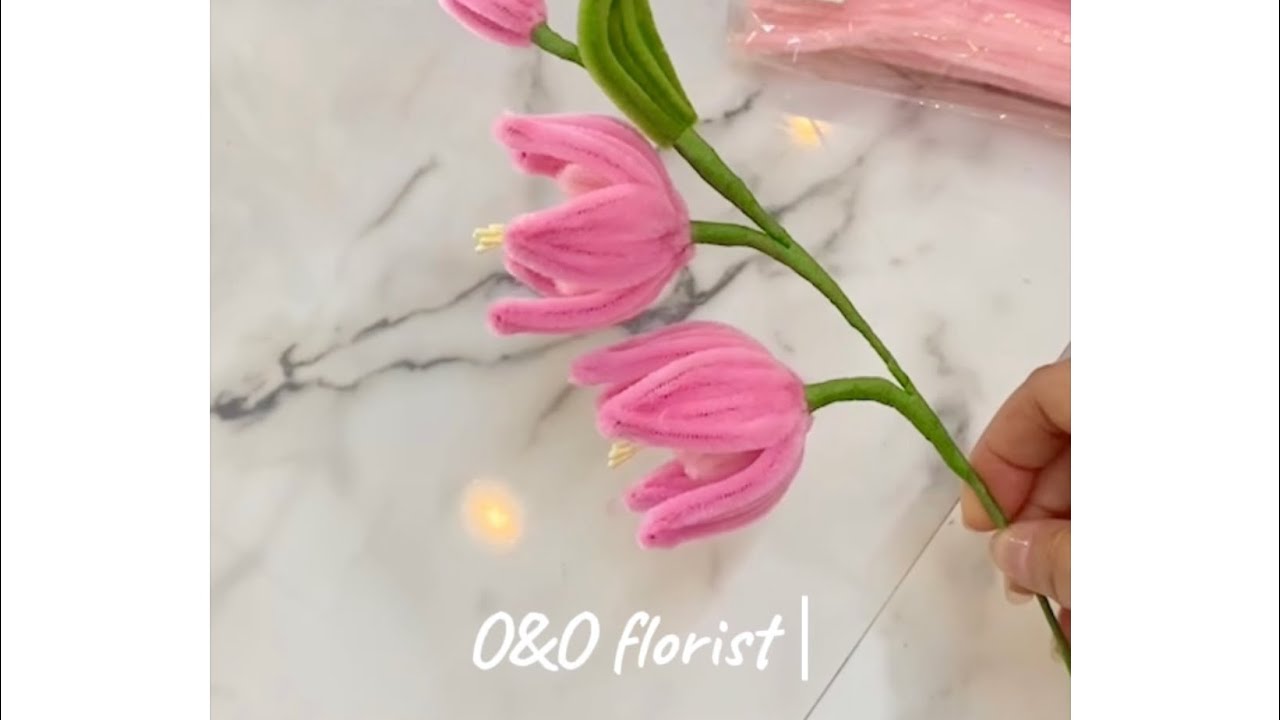 ไอเดียดอกไม้จากลวดกำมะหยี่สวยๆค่ะ