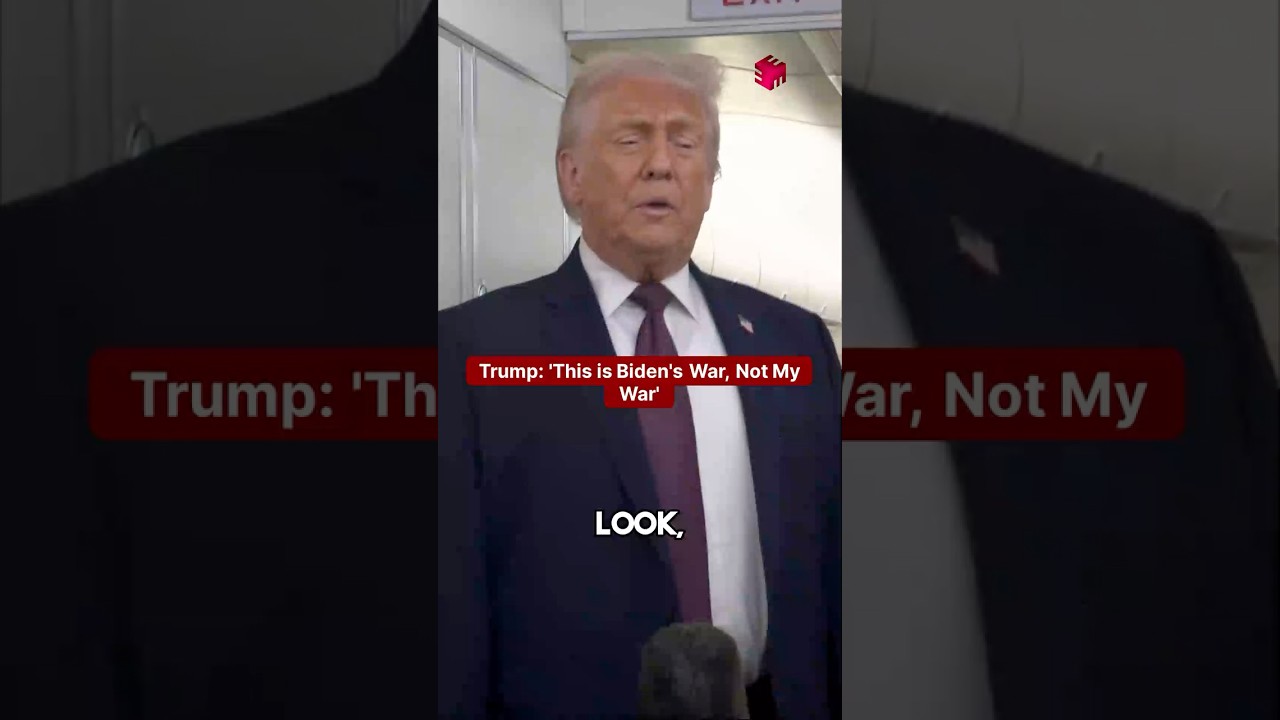Trump: “This Is Biden’s War — Not My War”