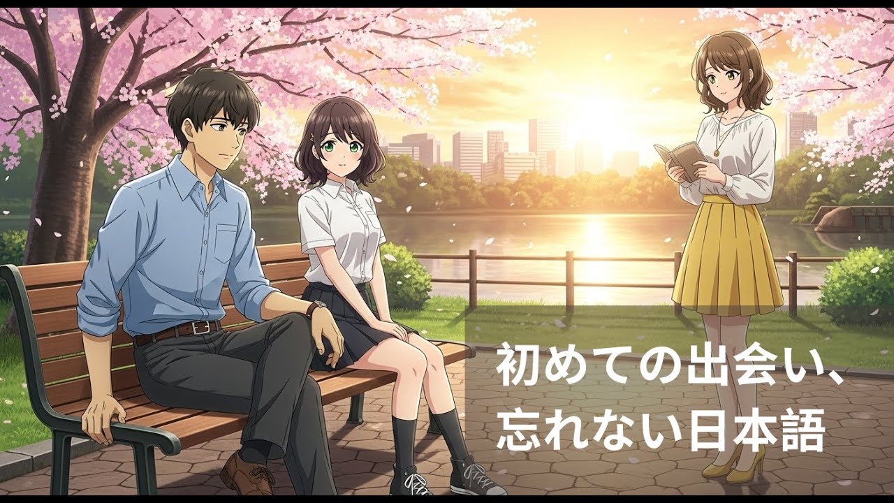 出会いの瞬間｜The Moment We Met – Learn Real Japanese through Everyday Stories (N5–N3)