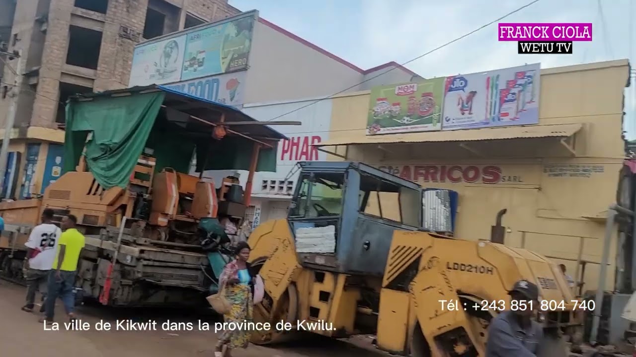Oui, découvrons ensemble la ville de Kikwit, située dans la province de Kwilu sur la RN1.