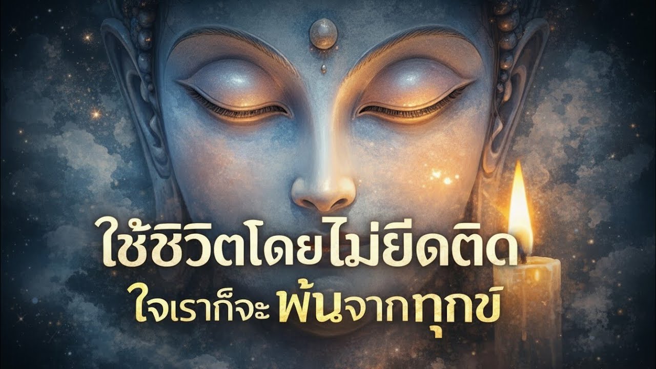 ใช้ชีวิตโดยไม่ยึดติด ใจเราจะพ้นทุกข์อย่างแท้จริง🙏