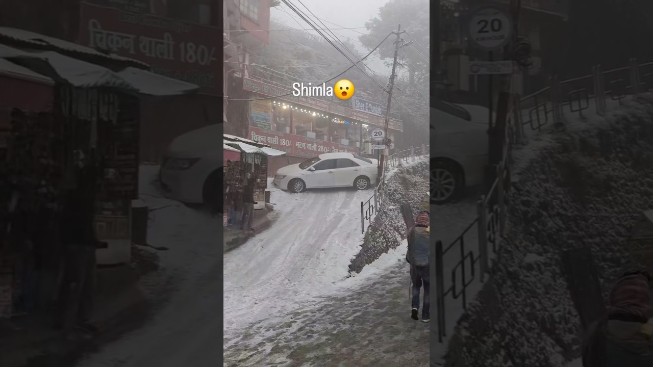 Live snowfall shimla || car skit || winter || Christmas Day || #Snowfall #Shimla #Manali #Himachal ￼
